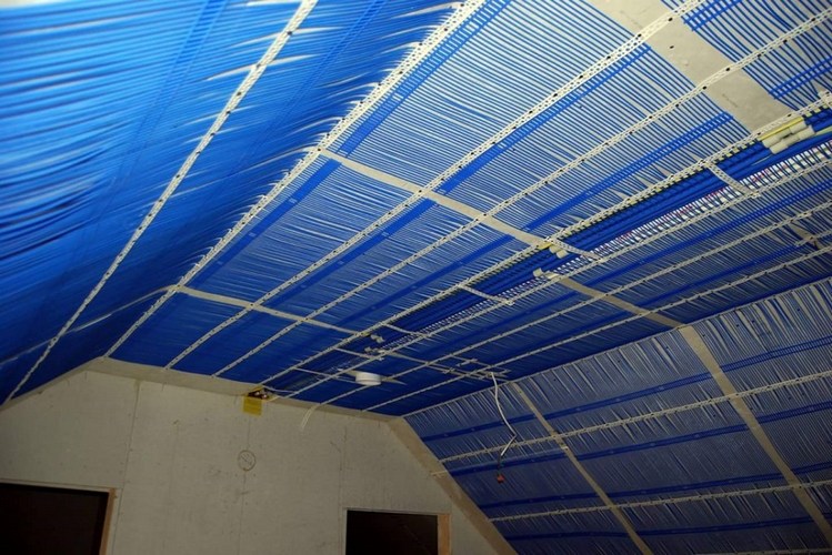 Kapillarmatten für eine Decken- und Bodenheizung