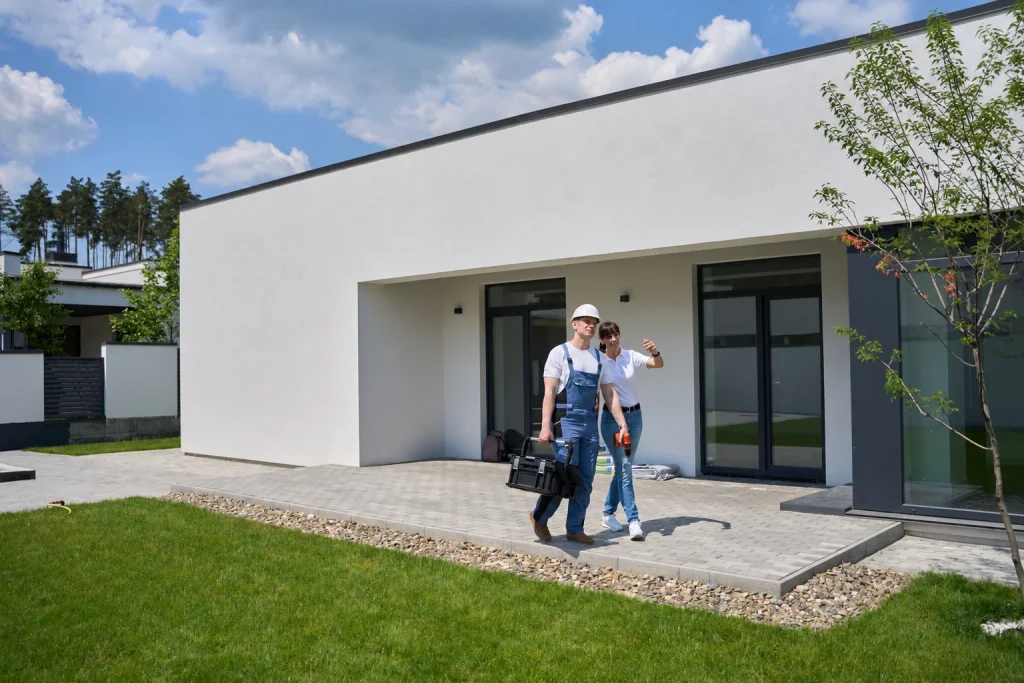 Modernisiertes Wohnhaus und handwerkliche Umsetzung